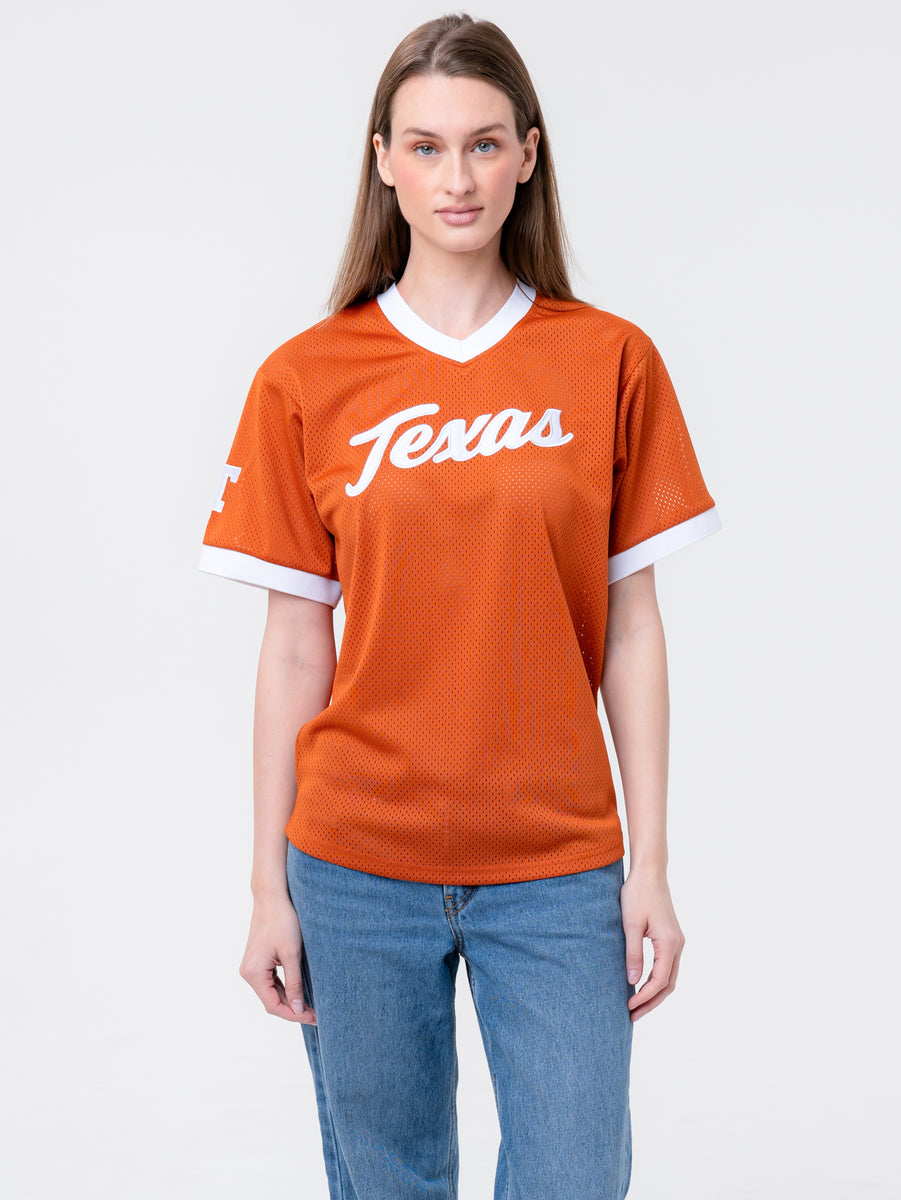 University of Texas - Mesh Fashion Football Full Length Pullover