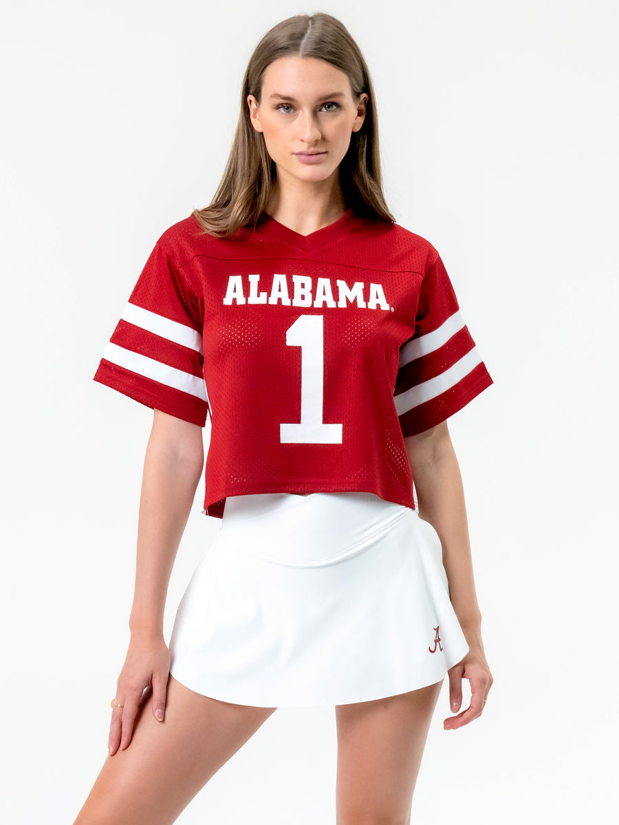alabama jersey dress University of - Mesh Fashion Football Detail Supplies It’s made of lightweight West Springfield, VA Tuxedo SIZE:14US/47EU