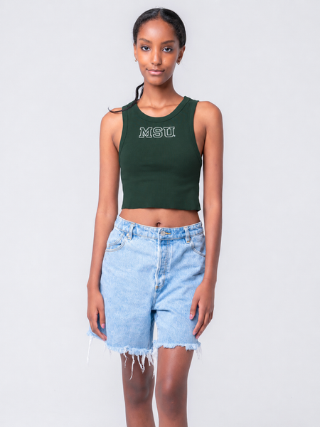 Michigan State - The Tailgate Tank Top - Green/MSU