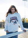 Auburn University - Vintage Football Crewneck Sweatshirt - Ash Grey