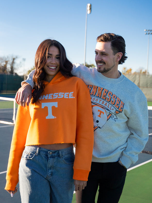 University of Tennessee - Campus Rec Cropped Hoodie - Orange