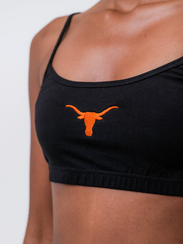 University of Texas - The Lounge Bra - Black