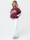 Mississippi State - Women's V-Neck Windbreaker - Maroon