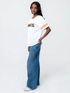 University of Miami - Women's Full Length Baseball Jersey - White