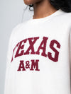 Texas A&M - Fraternity Knit Crewneck Sweater - Ivory