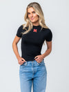 University of Nebraska - The Triple Threat Tee - Black