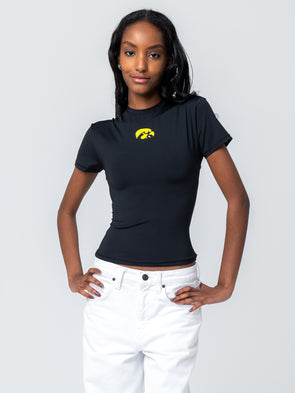 University of Iowa - The Triple Threat Tee - Black