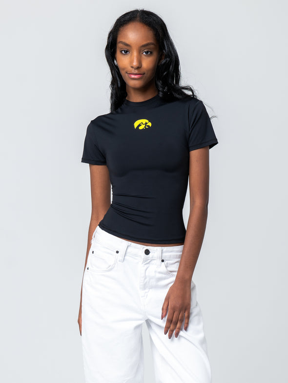 University of Iowa - The Triple Threat Tee - Black