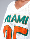 University of Miami - Boyfriend Jersey - White