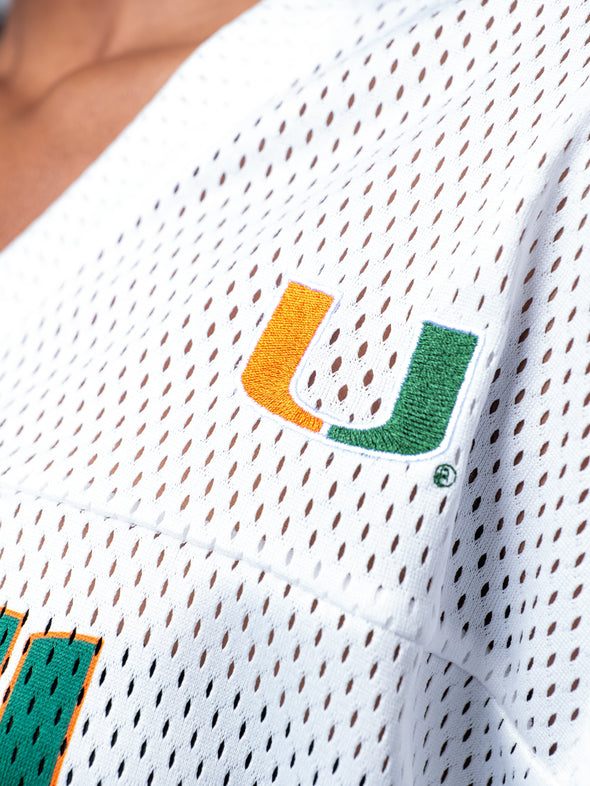 University of Miami - Boyfriend Jersey - White