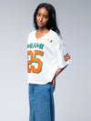 University of Miami - Boyfriend Jersey - White