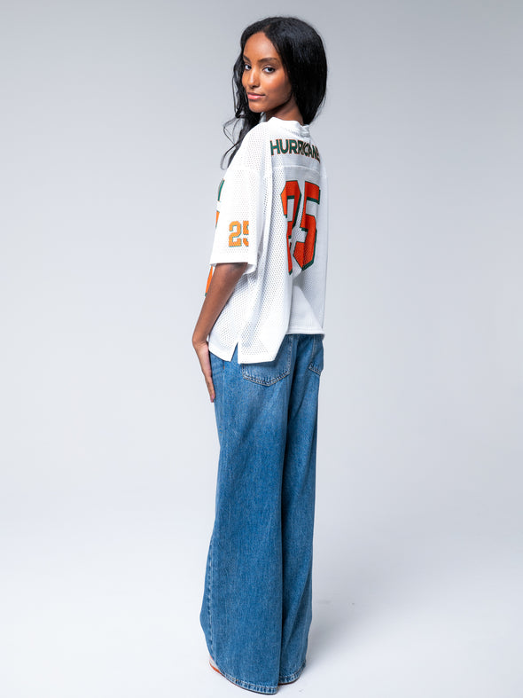 University of Miami - Boyfriend Jersey - White