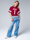 Florida State - Cropped Jersey Tee - Garnet