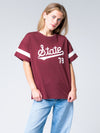 Mississippi State - Oversized Boyfriend Tee - Maroon