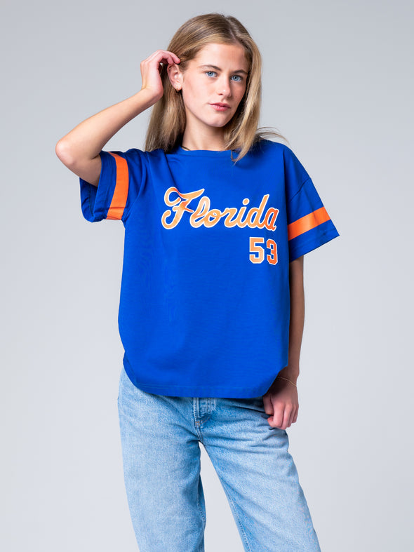 University of Florida - Oversized Boyfriend Tee - Royal Blue