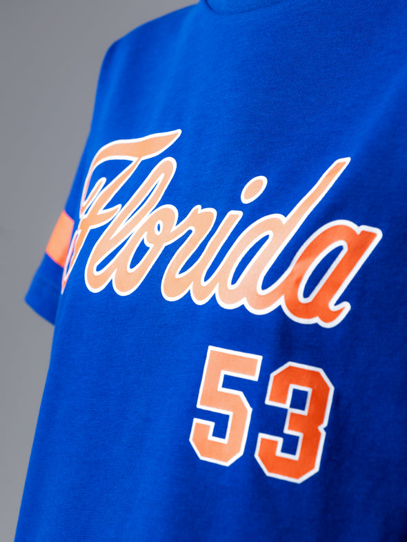 University of Florida - Oversized Boyfriend Tee - Royal Blue