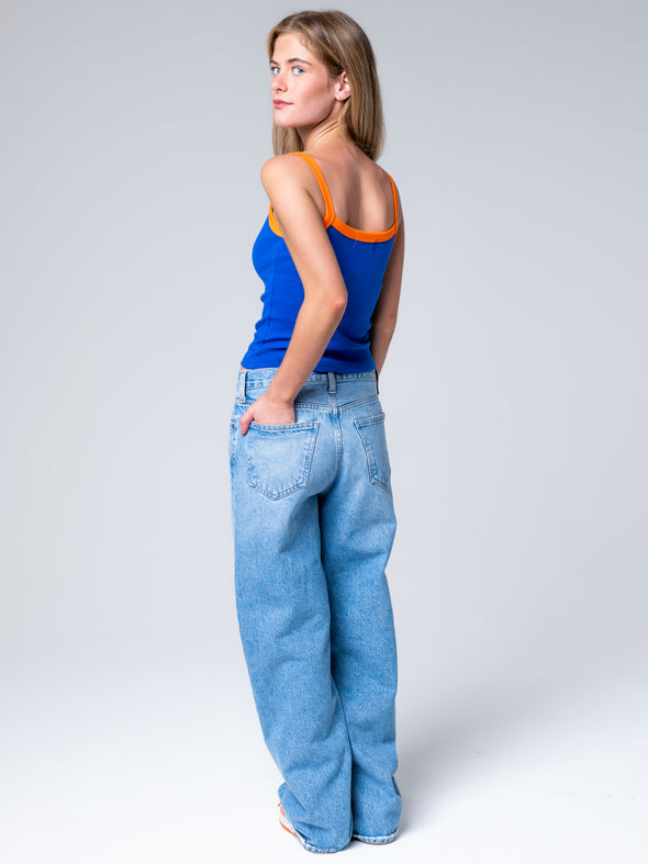 University of Florida - The Contrast Sideline Tank Top - Royal Blue