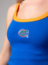 University of Florida - The Contrast Sideline Tank Top - Royal Blue