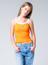 University of Miami - The Contrast Sideline Tank Top - Orange - Green