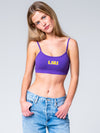 LSU - The Lounge Bra - Purple