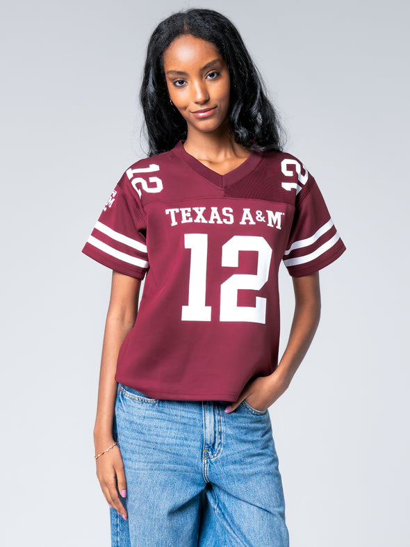 Texas A&M - The Women's Cut Jersey - Maroon