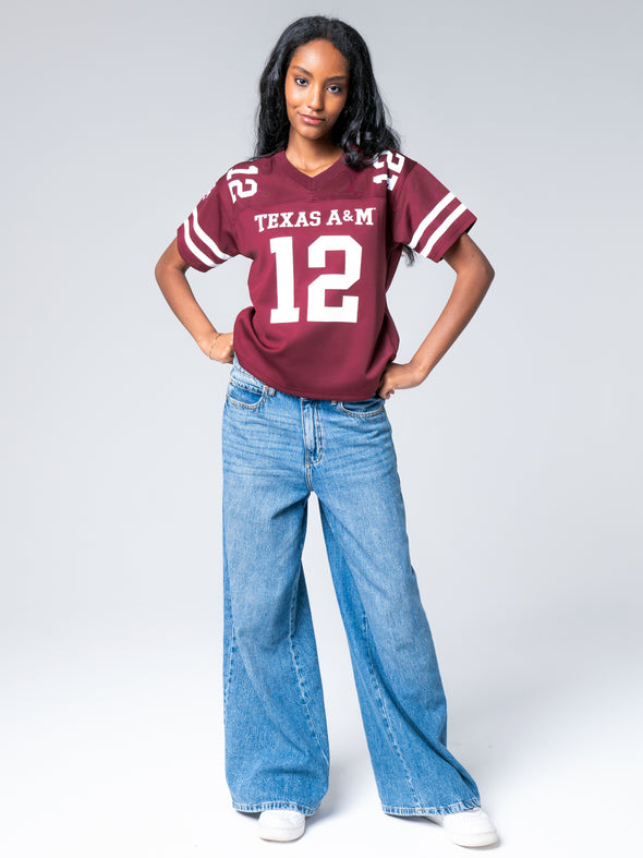 Texas A&M - The Women's Cut Jersey - Maroon