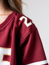 Florida State - Zip-Up Cropped Fashion Football Jersey - Garnet