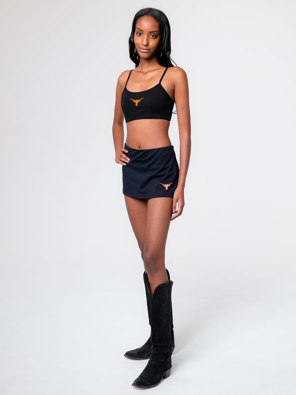 University of Texas - The Low Rise Sport Skort - Black