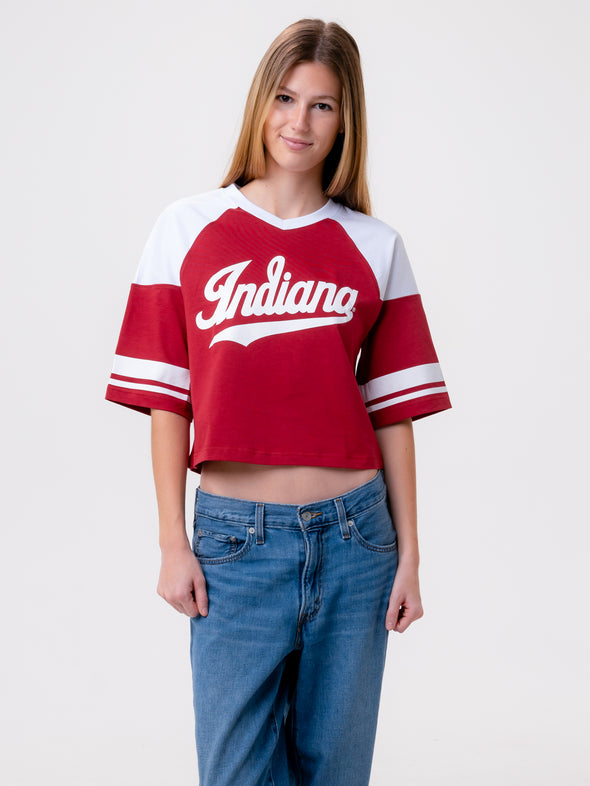 Indiana University - Varsity Tee - Cardinal