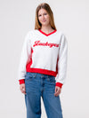 Ohio State - Color Block Crewneck Sweatshirt - White