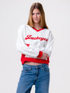 Ohio State - Color Block Crewneck Sweatshirt - White