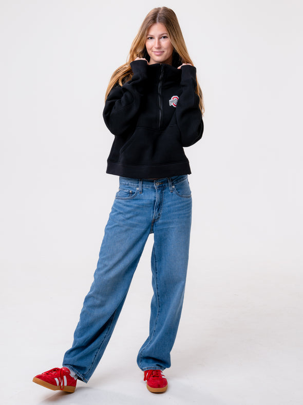 Ohio State - Club Quarter-Zip - Black