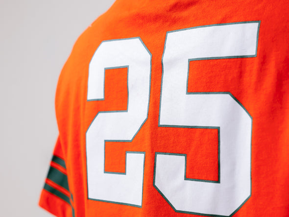 University of Miami - Cropped Jersey Tee - Orange