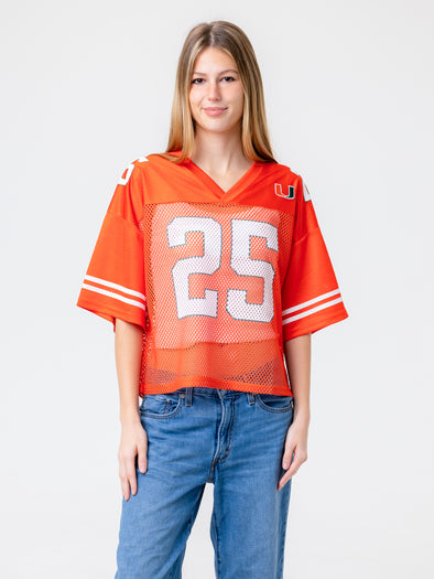 University of Miami Vintage Practice Jersey - Orange