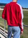 University of Nebraska - Women's Cropped V-Neck Windbreaker  - Red