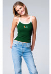 University of Miami - The Contrast Sideline Tank Top - Orange - Green