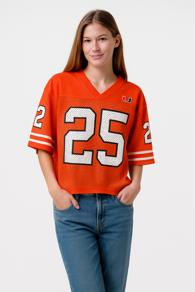 University of Miami Vintage Practice Jersey - Orange