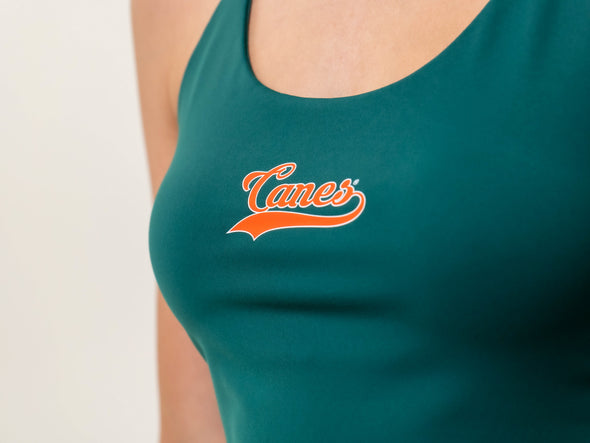 University of Miami - The Campus Rec Tank Top - Green/Canes