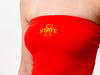 Iowa State - The Embroidered Stadium Tube Top - Red