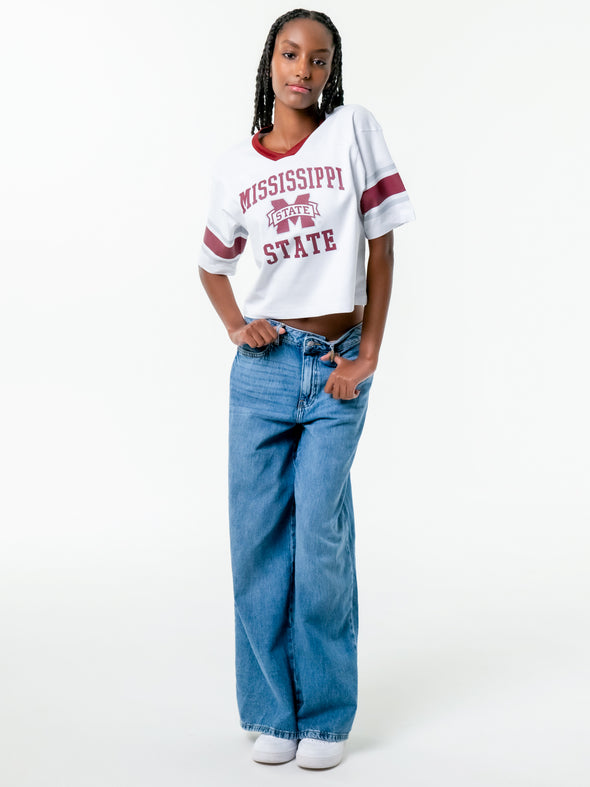 Mississippi State - Vintage Jersey Tee - White