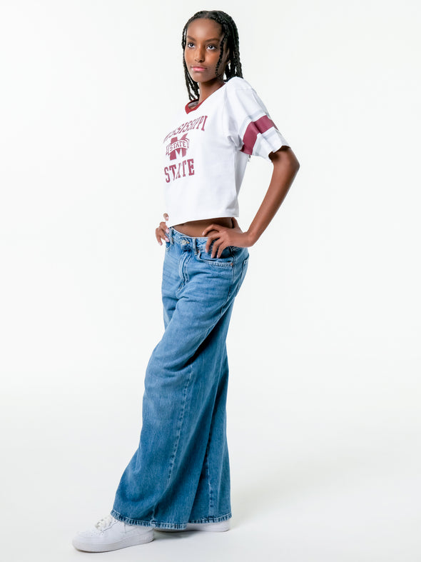 Mississippi State - Vintage Jersey Tee - White