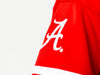 University of Alabama - Zip-Up Cropped Fashion Football Jersey - Crimson