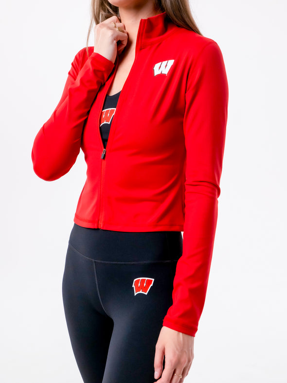 University of Wisconsin - Campus Rec Zip-Up Jacket - Red