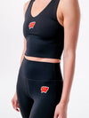 University of Wisconsin - The Campus Rec Flare Legging - Black