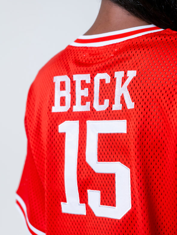 University of Georgia - Special Edition Mesh Football Pullover Jersey NIL #15 Carson Beck - Red