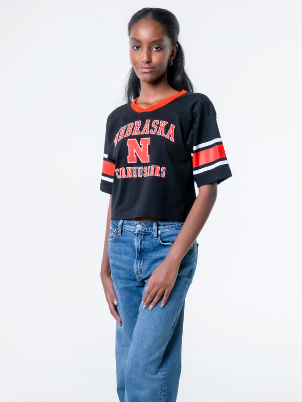 University of Nebraska - Vintage Jersey Tee - Black