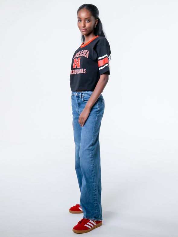 University of Nebraska - Vintage Jersey Tee - Black