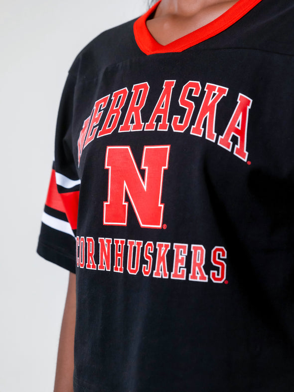 University of Nebraska - Vintage Jersey Tee - Black
