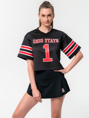 Ohio State - Mesh Fashion Football Jersey - Black