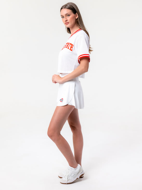 Ohio State - Mesh Fashion Pullover Jersey - White